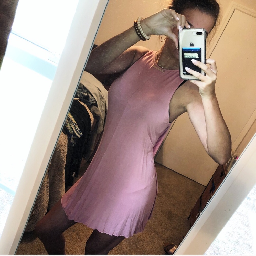 Pink soft dress